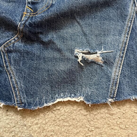 Free People We the Free denim mini skirt - Size 28 - Picture 2 of 3